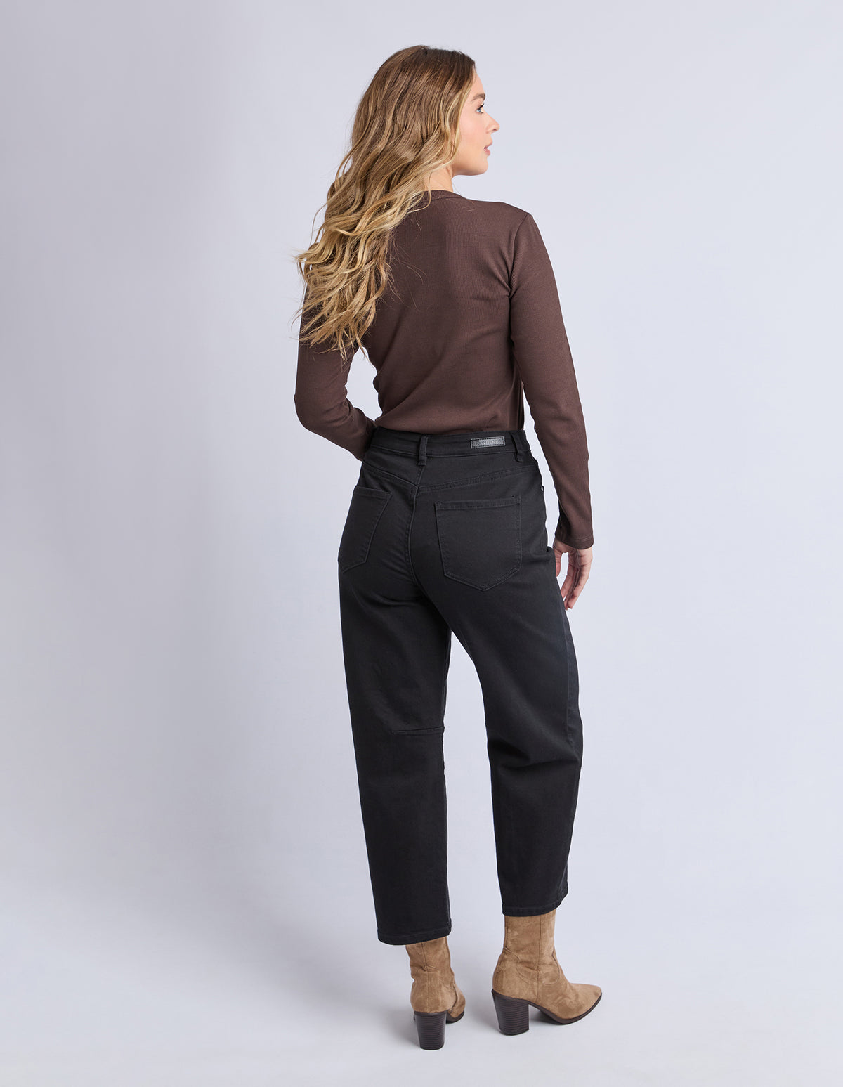 Foxwood Ambrose Barrel Jean - Black