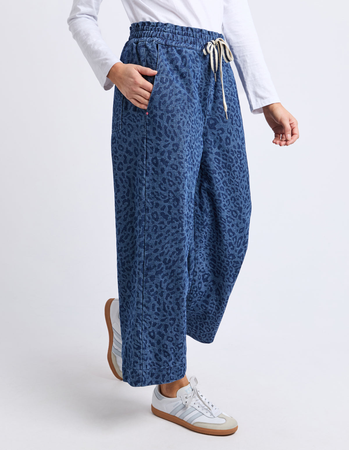 Elm Anna Animal Denim Pant