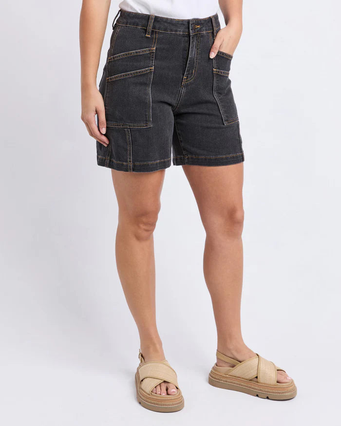 Foxwood Balmy Short - Washed Black