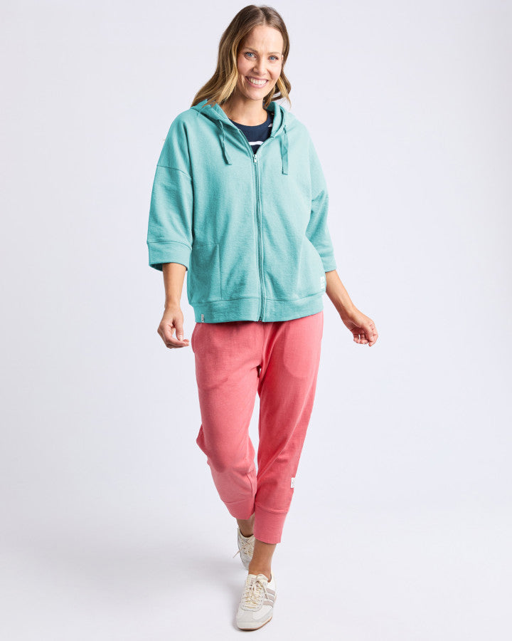 Elm Beachy Zip Hoodie Tonic Blue
