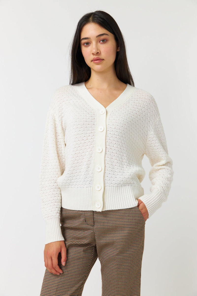 Sylvester Bubble Cardigan - Ivory