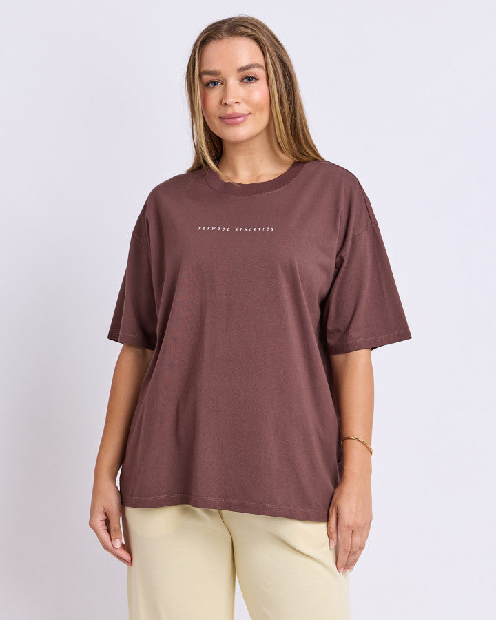 Foxwood Captain Tee - Chocolate