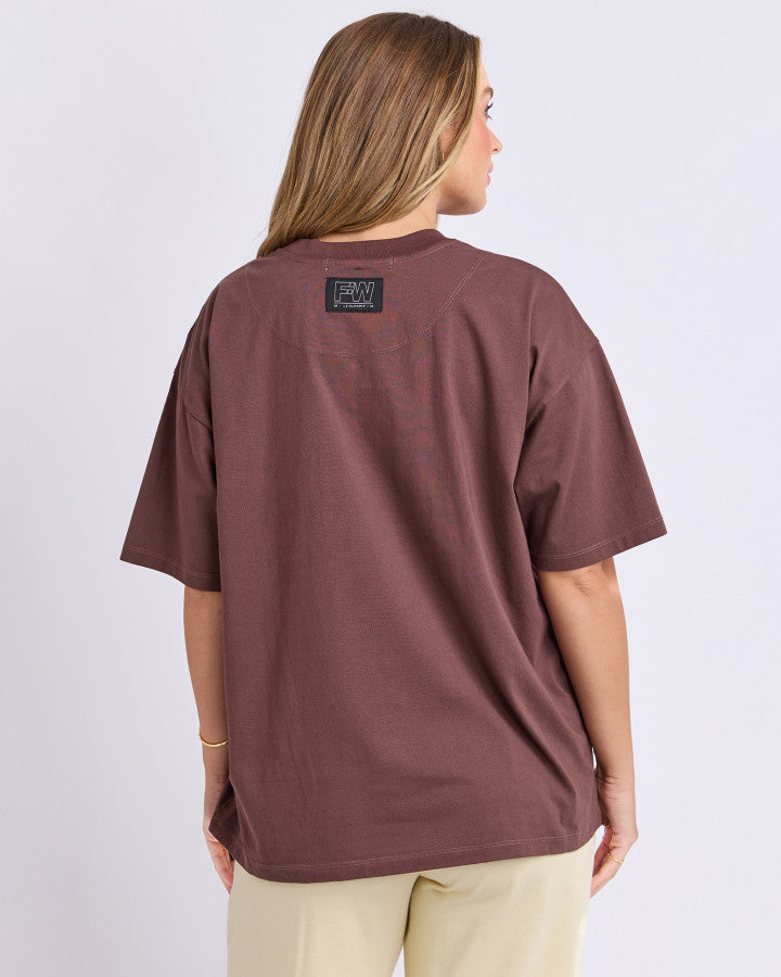 Foxwood Captain Tee - Chocolate