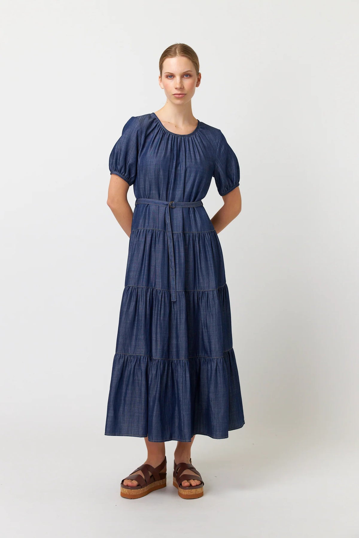 Sylvester Chambray Dress - Indigo