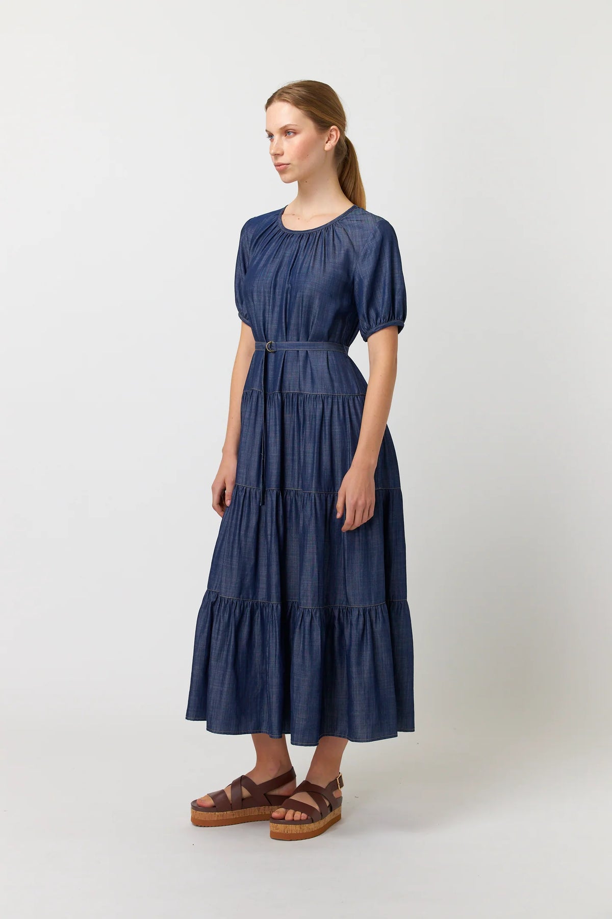 Sylvester Chambray Dress - Indigo