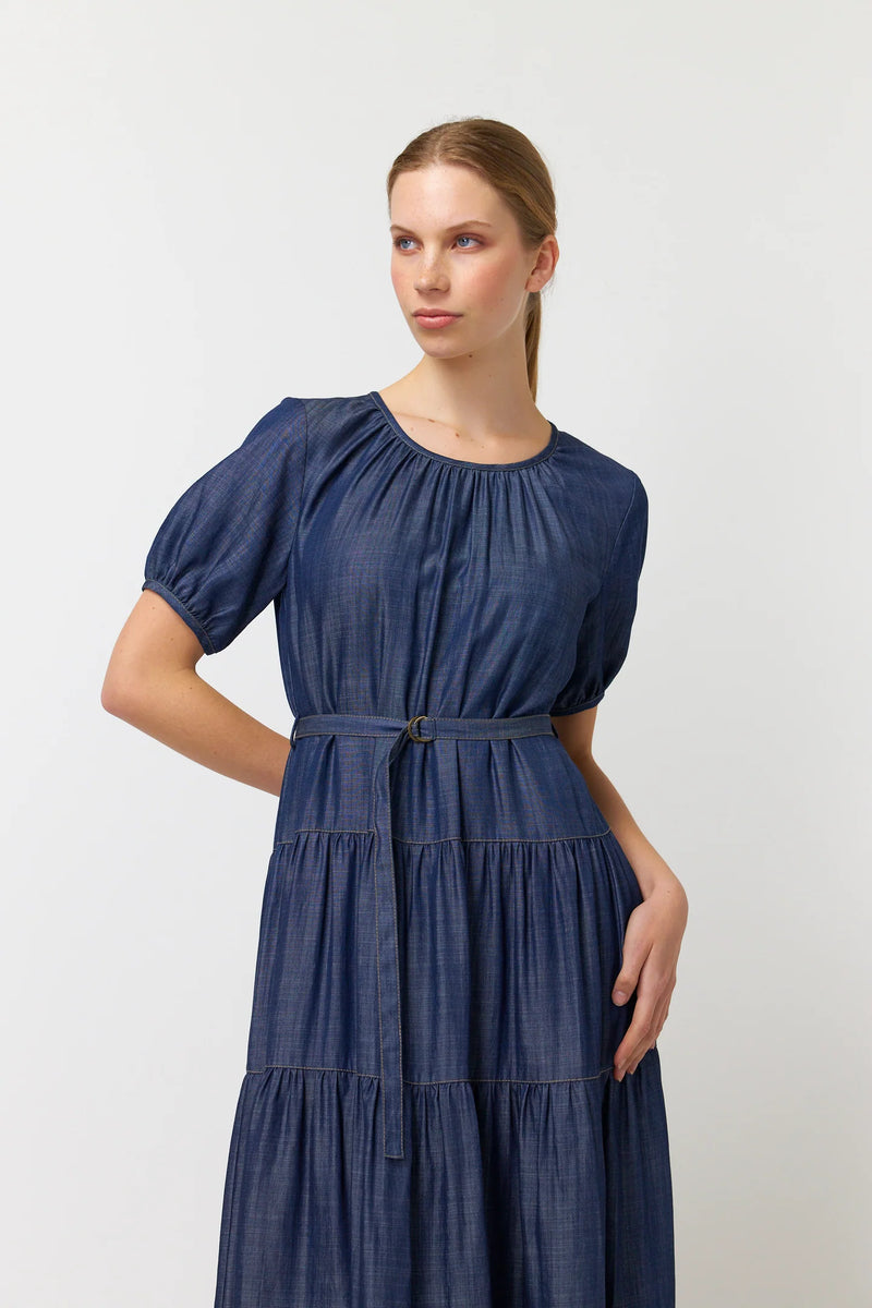 Sylvester Chambray Dress - Indigo