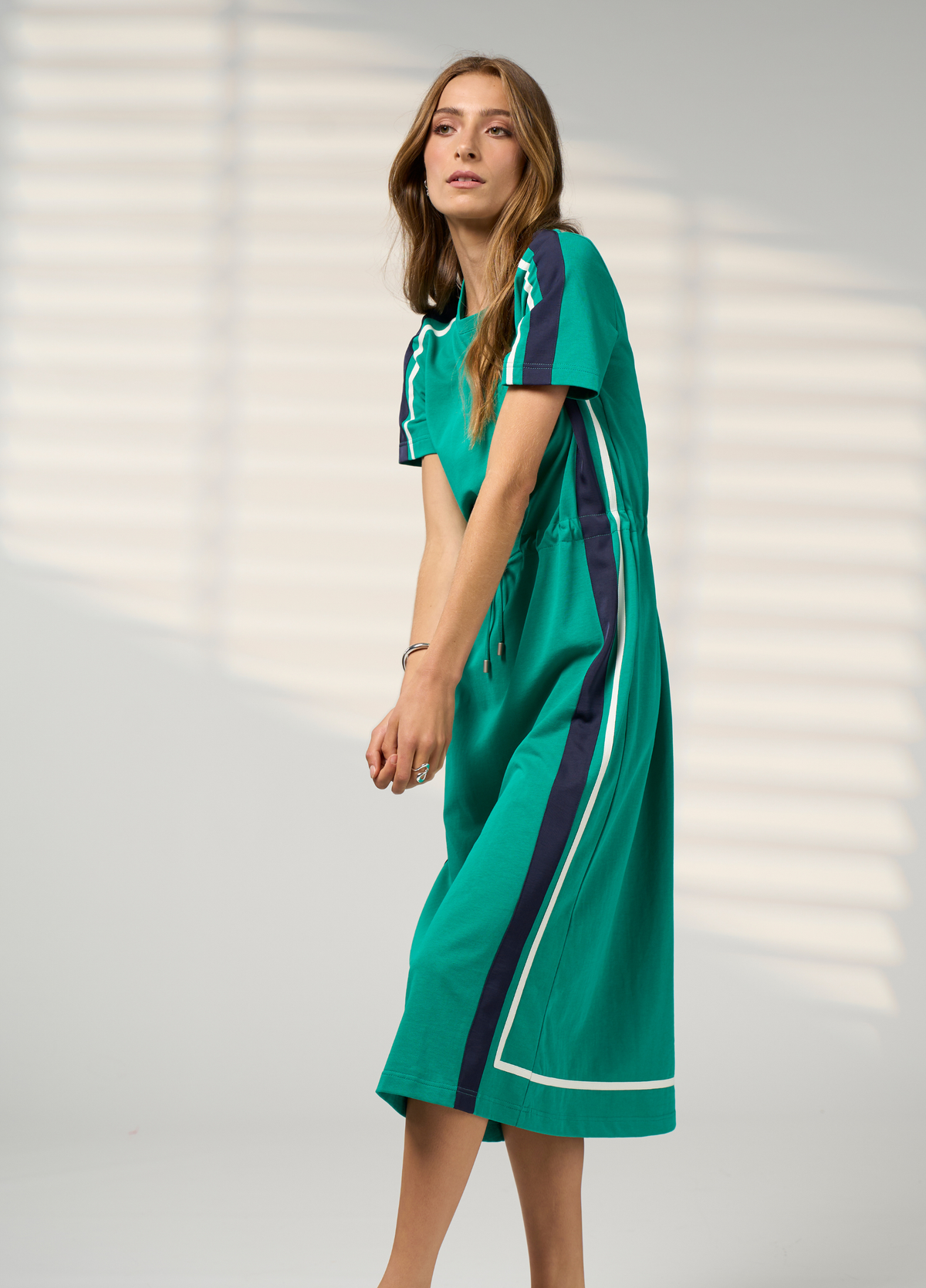 Madly Sweetly Contour Dress Jade Navy