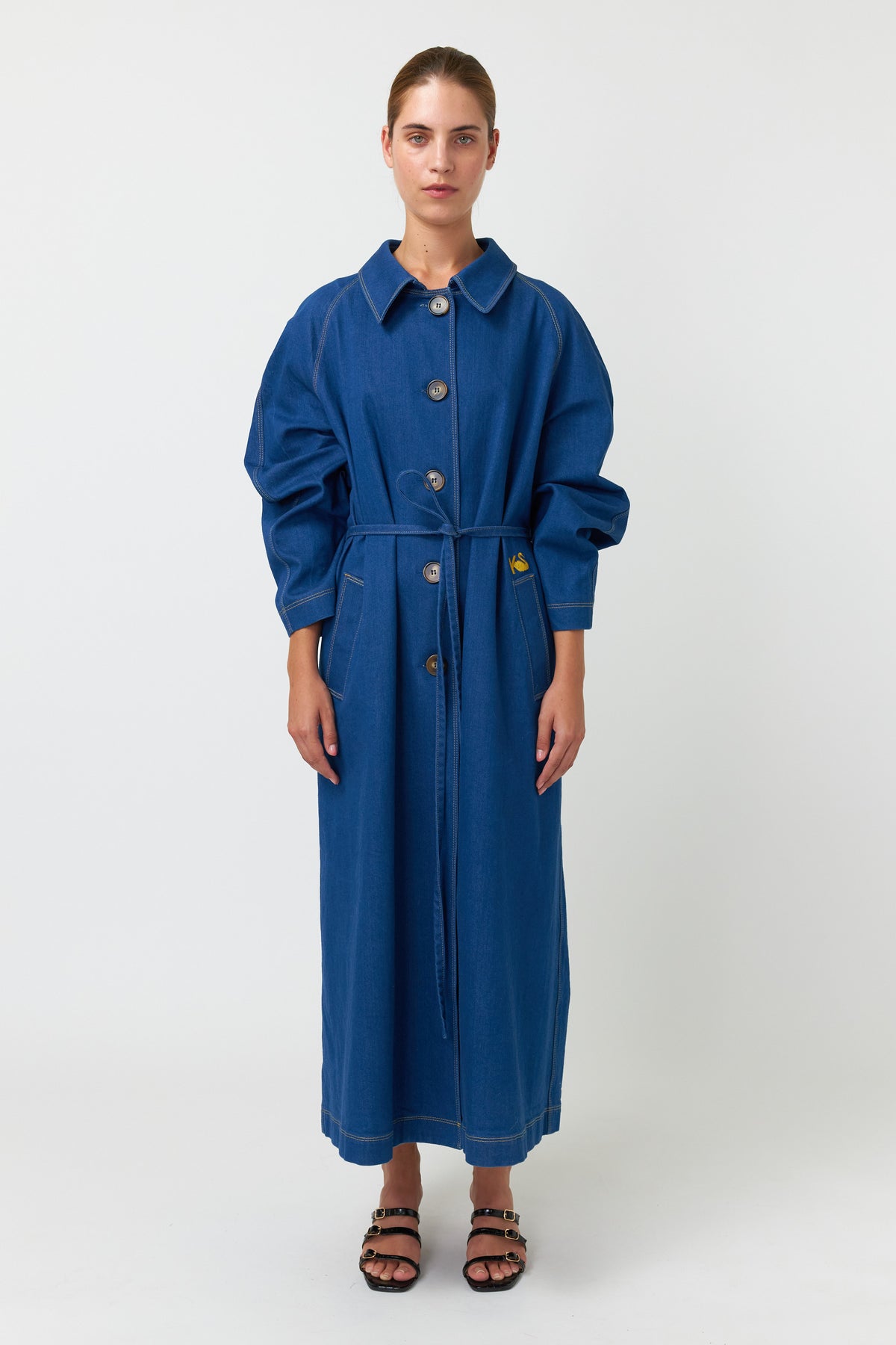 kate sylvester denim dress Denim dress
