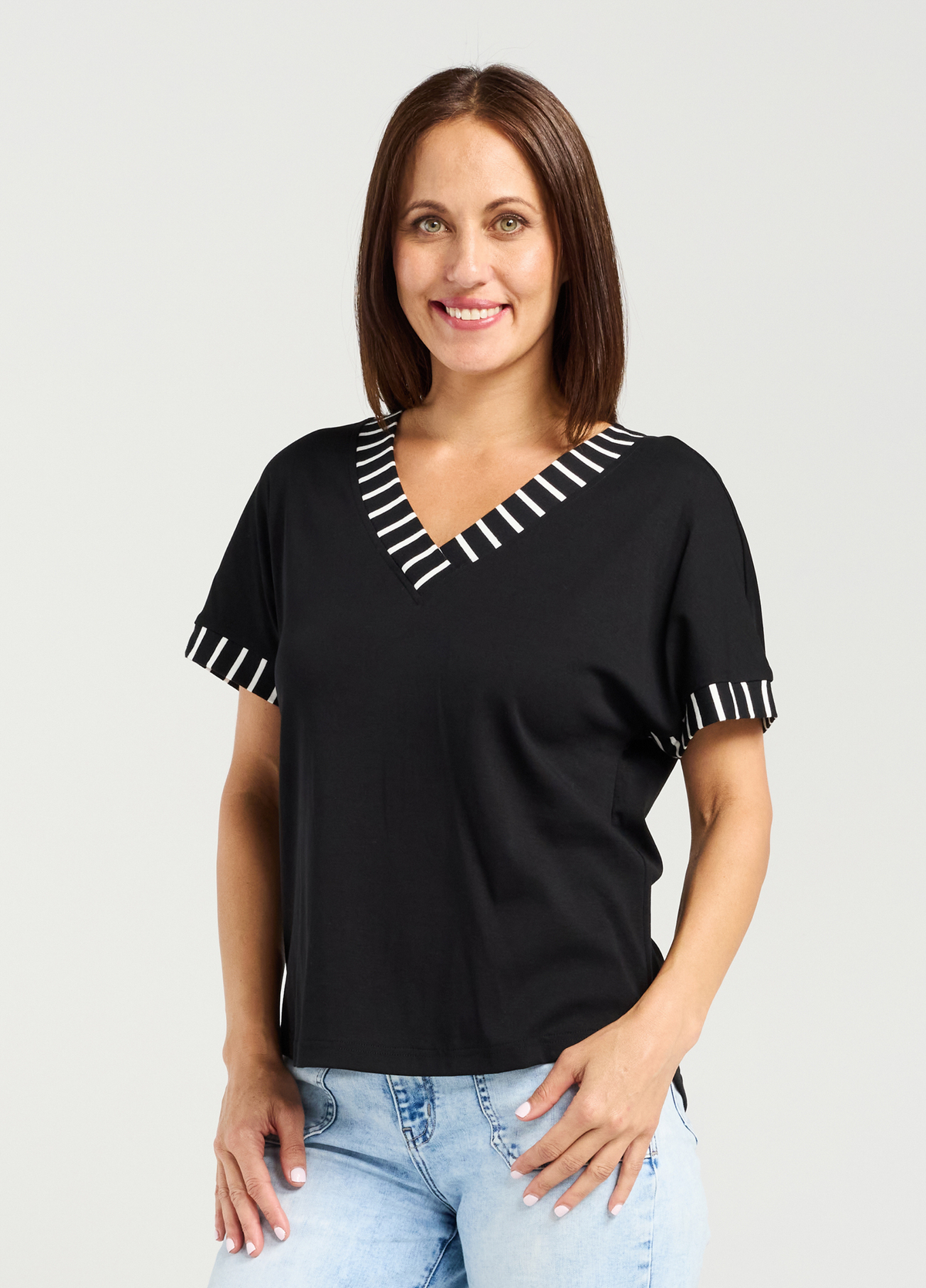 Seduce Cora Top Black