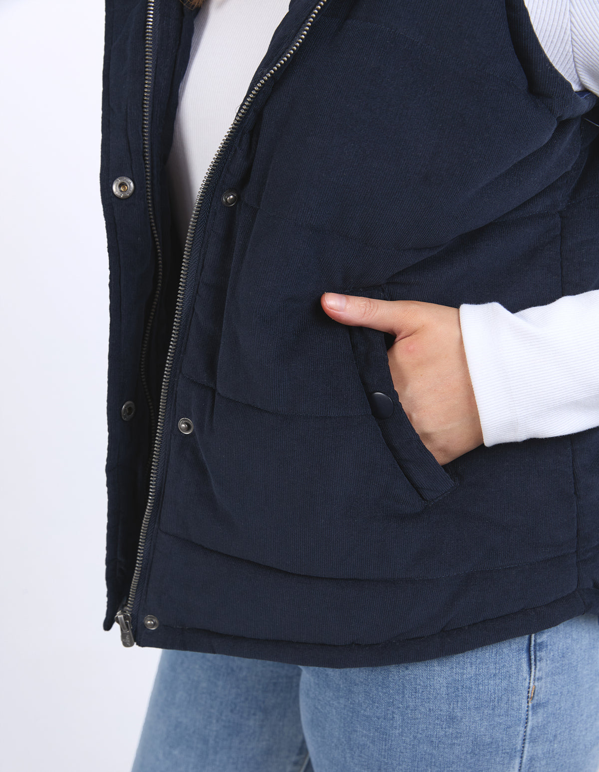 Elm Cord Puffer Vest