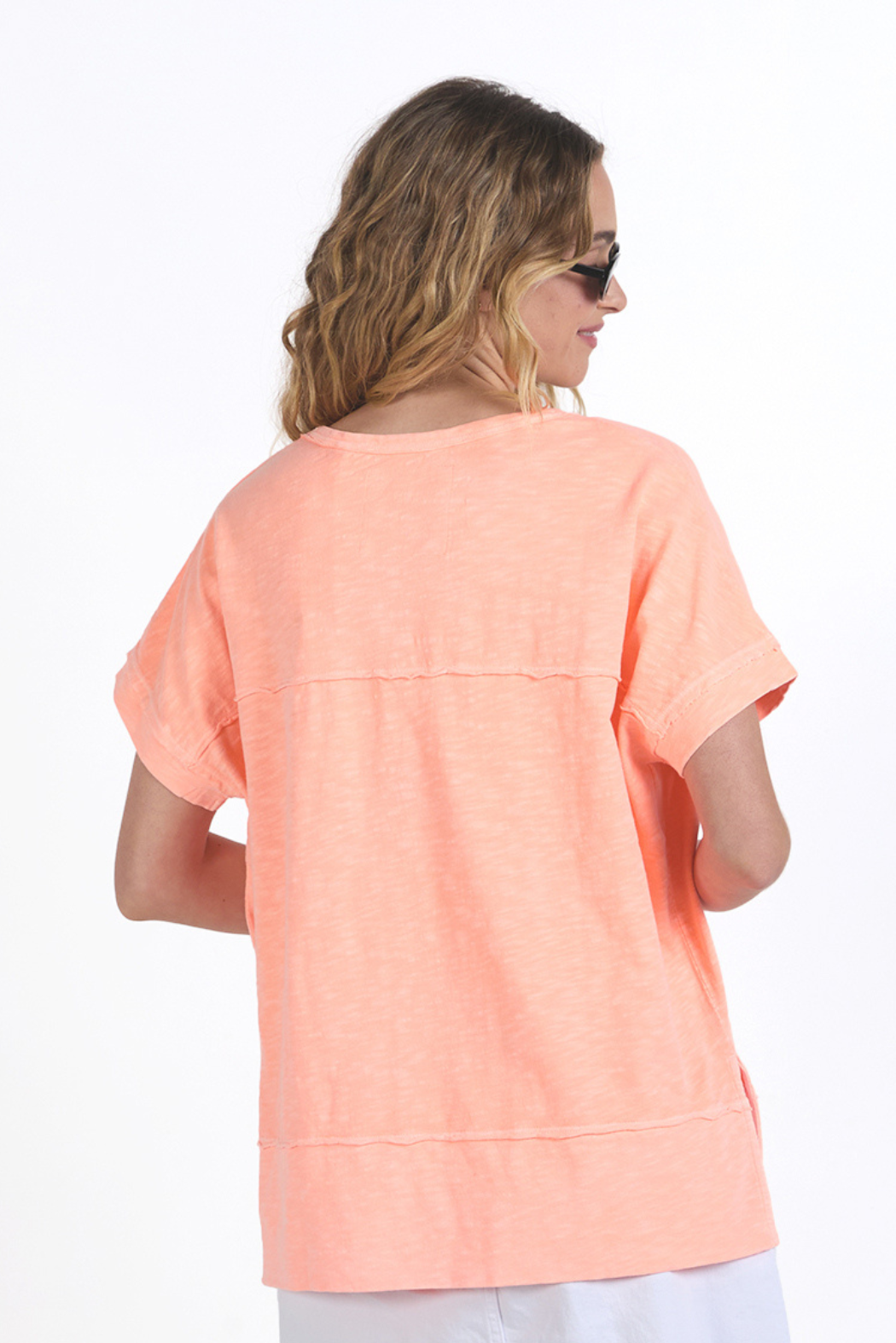 Foxwood Allison Tee Neon Peach