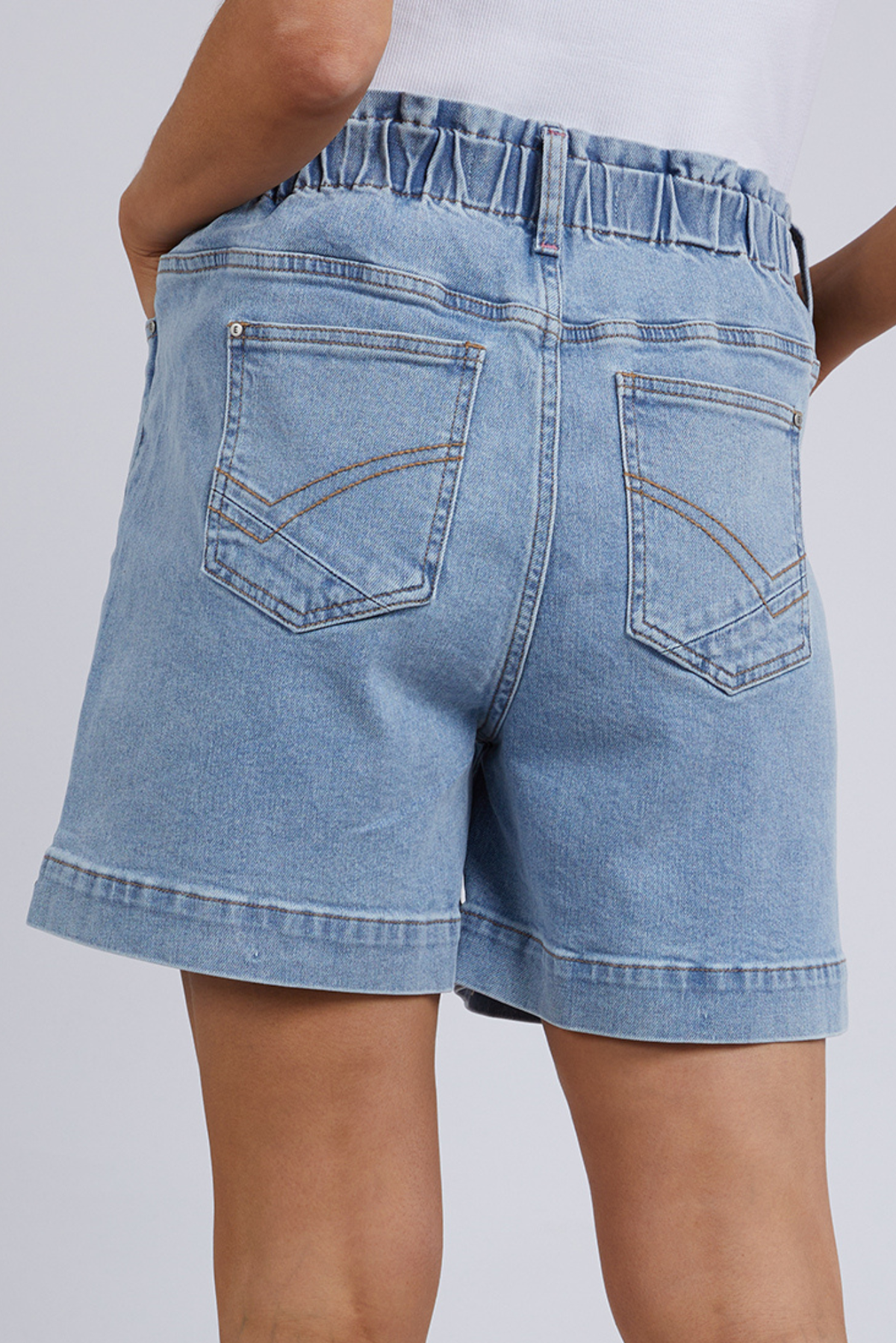 Elm Atlas Denim Short Blue