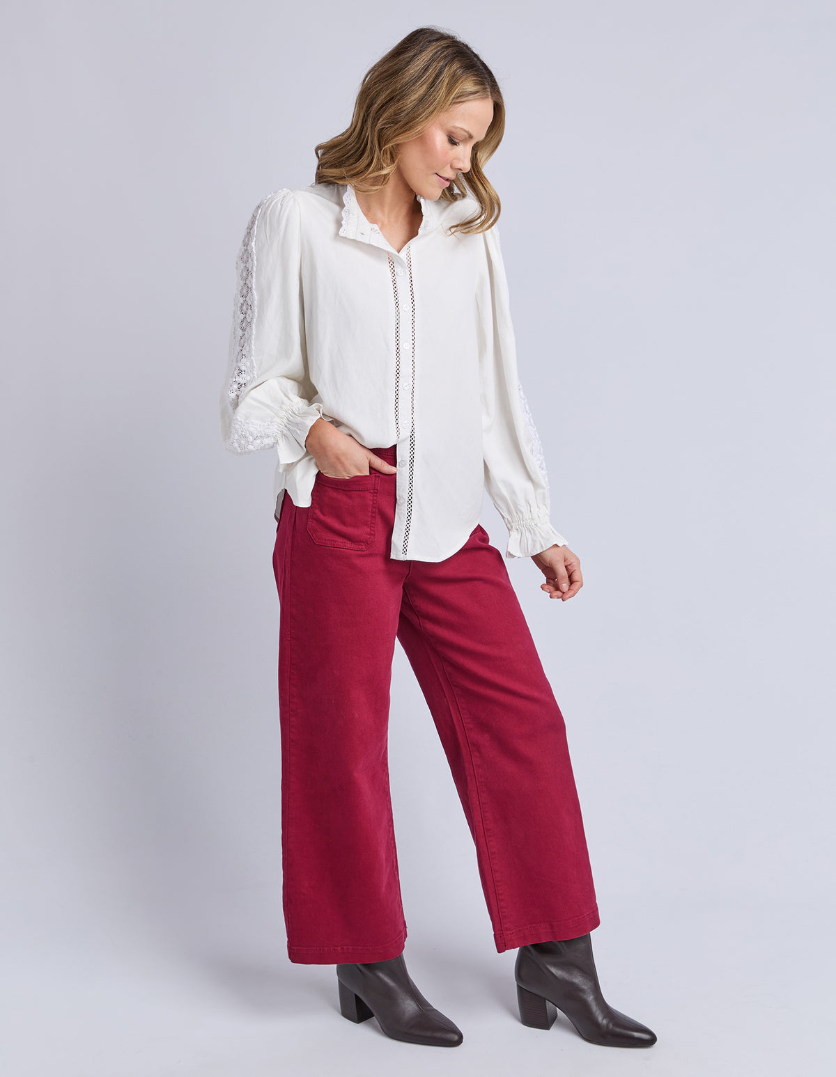Elm Dahlia Lace Shirt