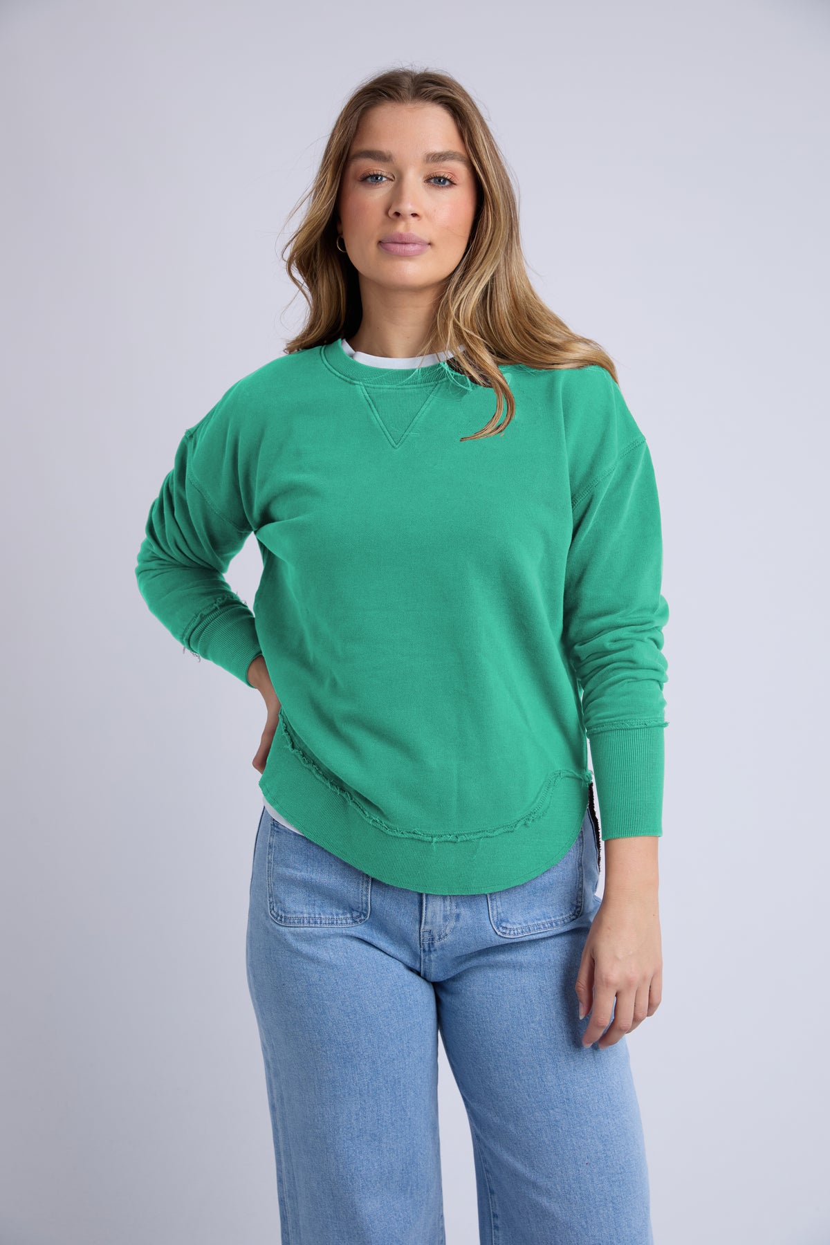 Foxwood Delilah Crew Bright Green