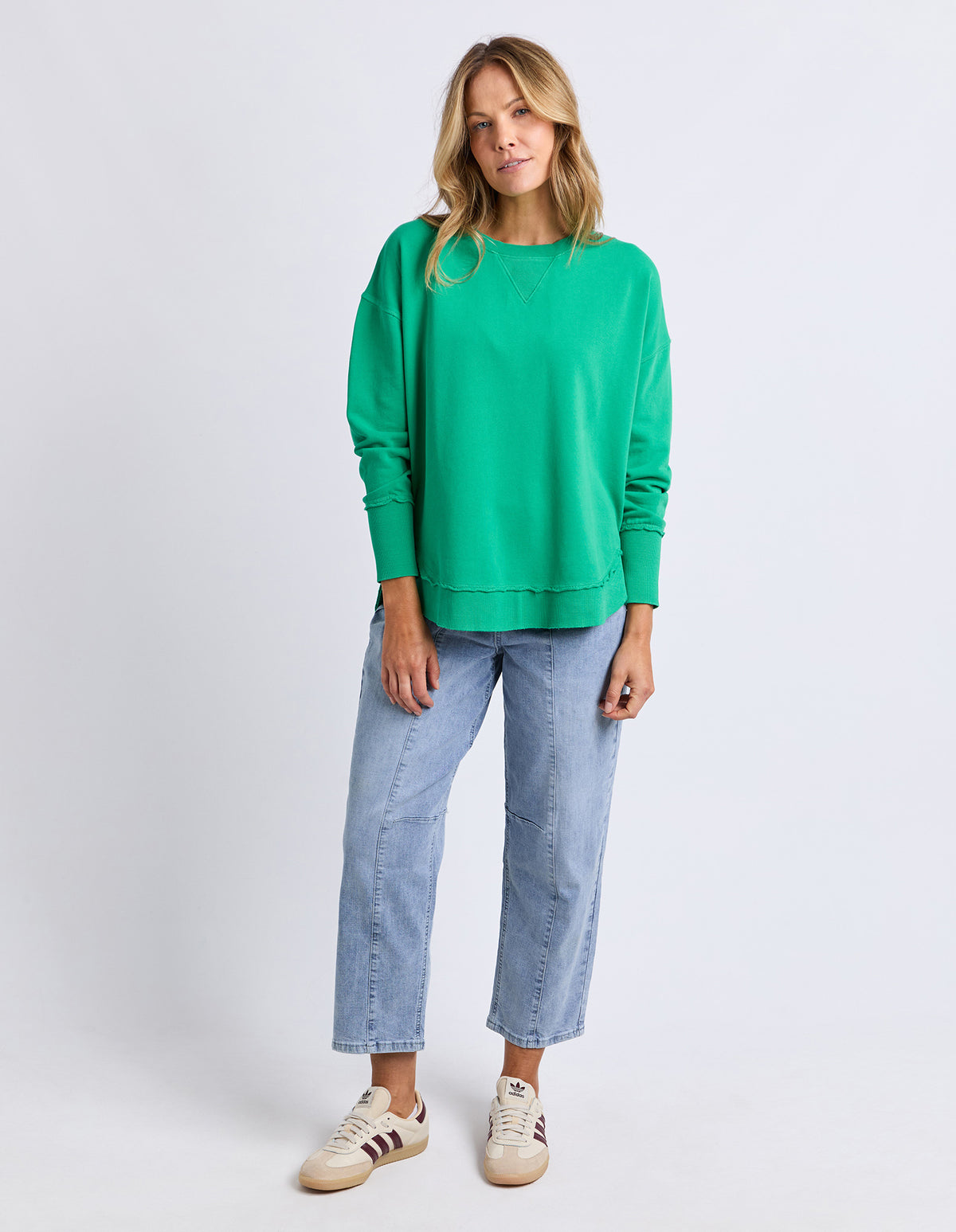 Foxwood Delilah Crew Bright Green