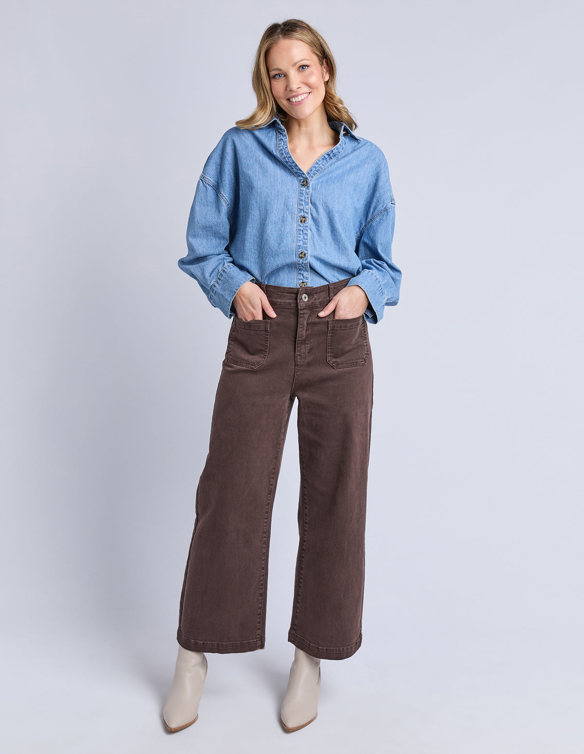 Elm Delphi Jean Chocolate