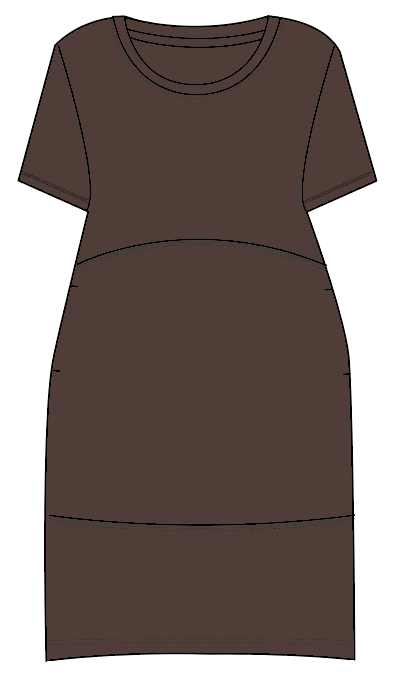 Elm Diana Dress Chocolate