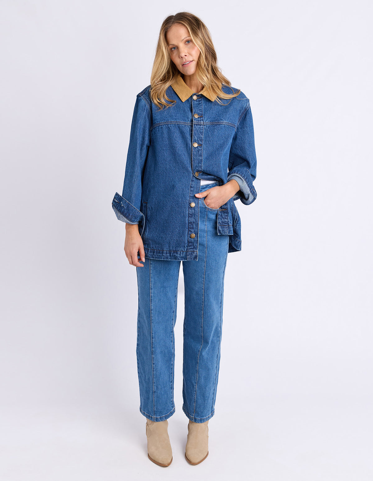 Foxwood Dover Jacket Mid Blue