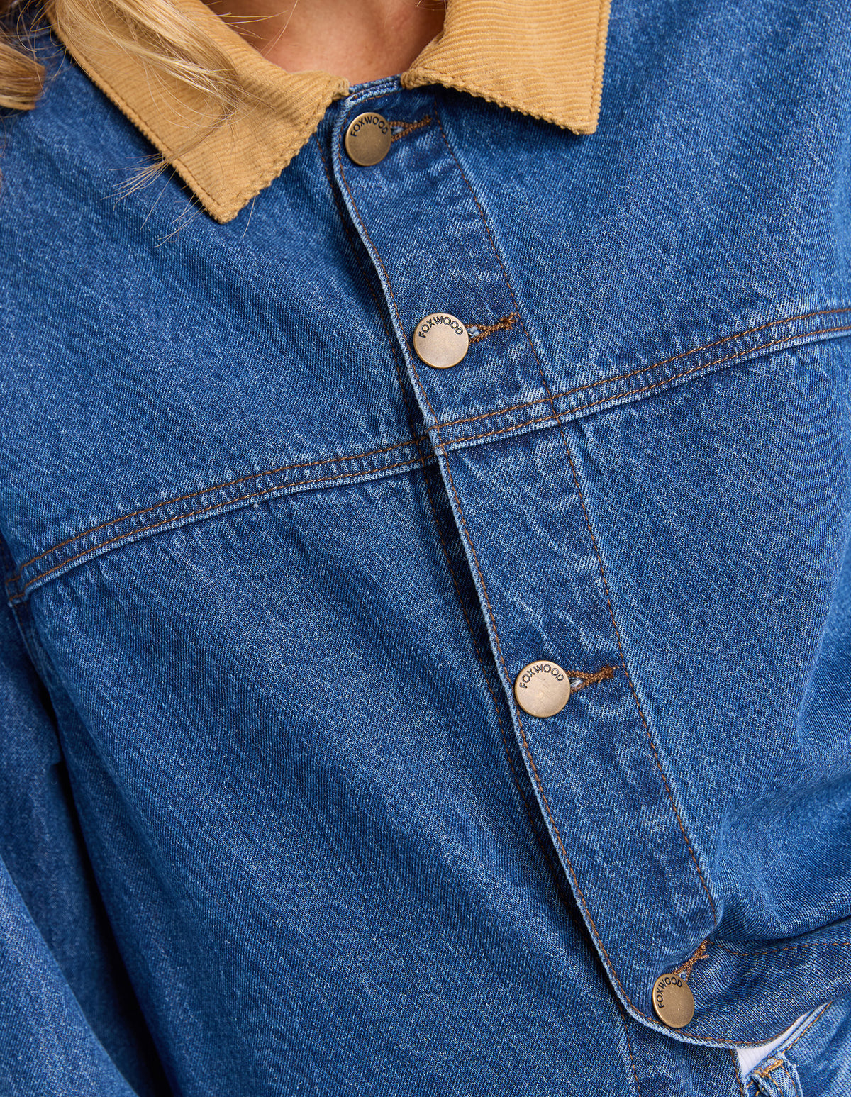 Foxwood Dover Jacket Mid Blue