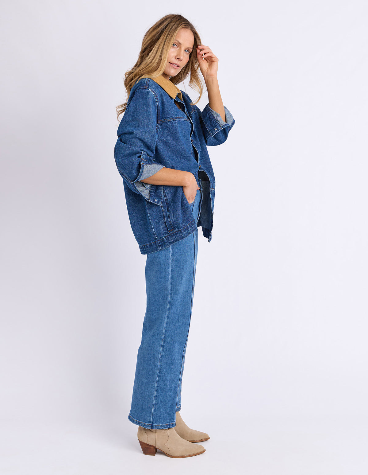 Foxwood Dover Jacket Mid Blue