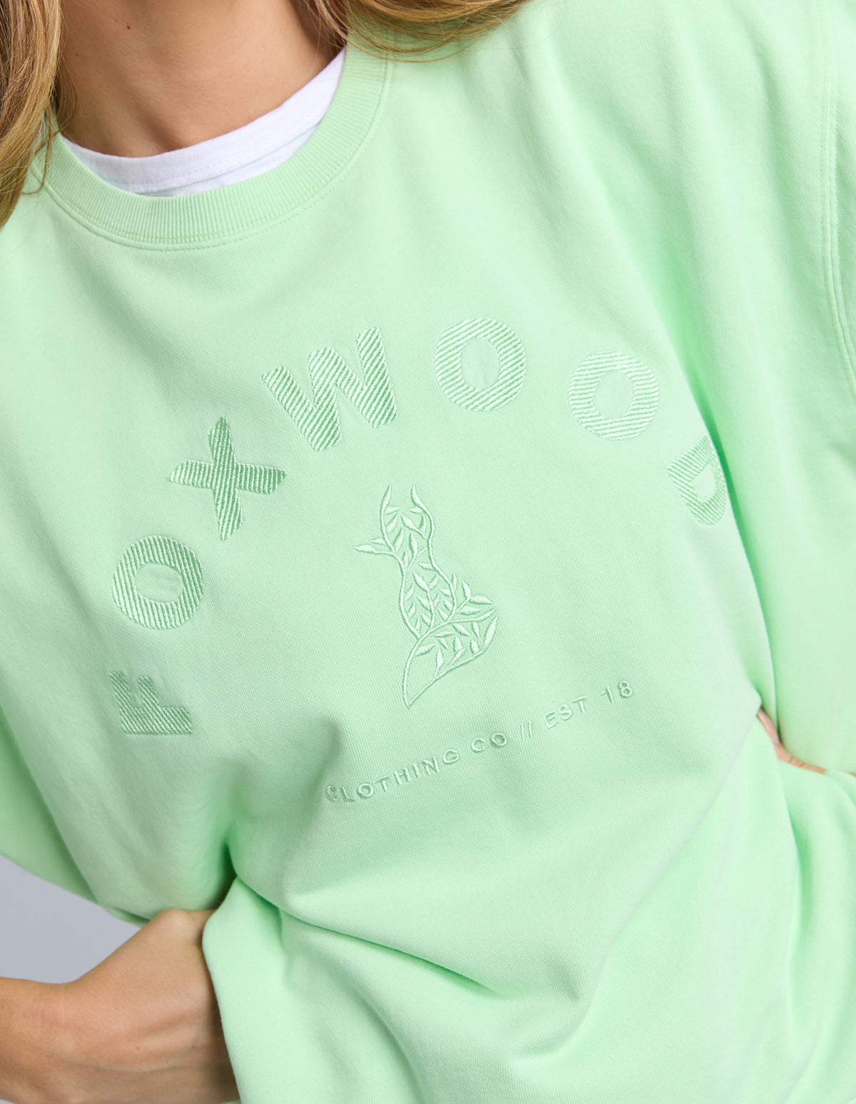 Foxwood Effortless Crew - Mint