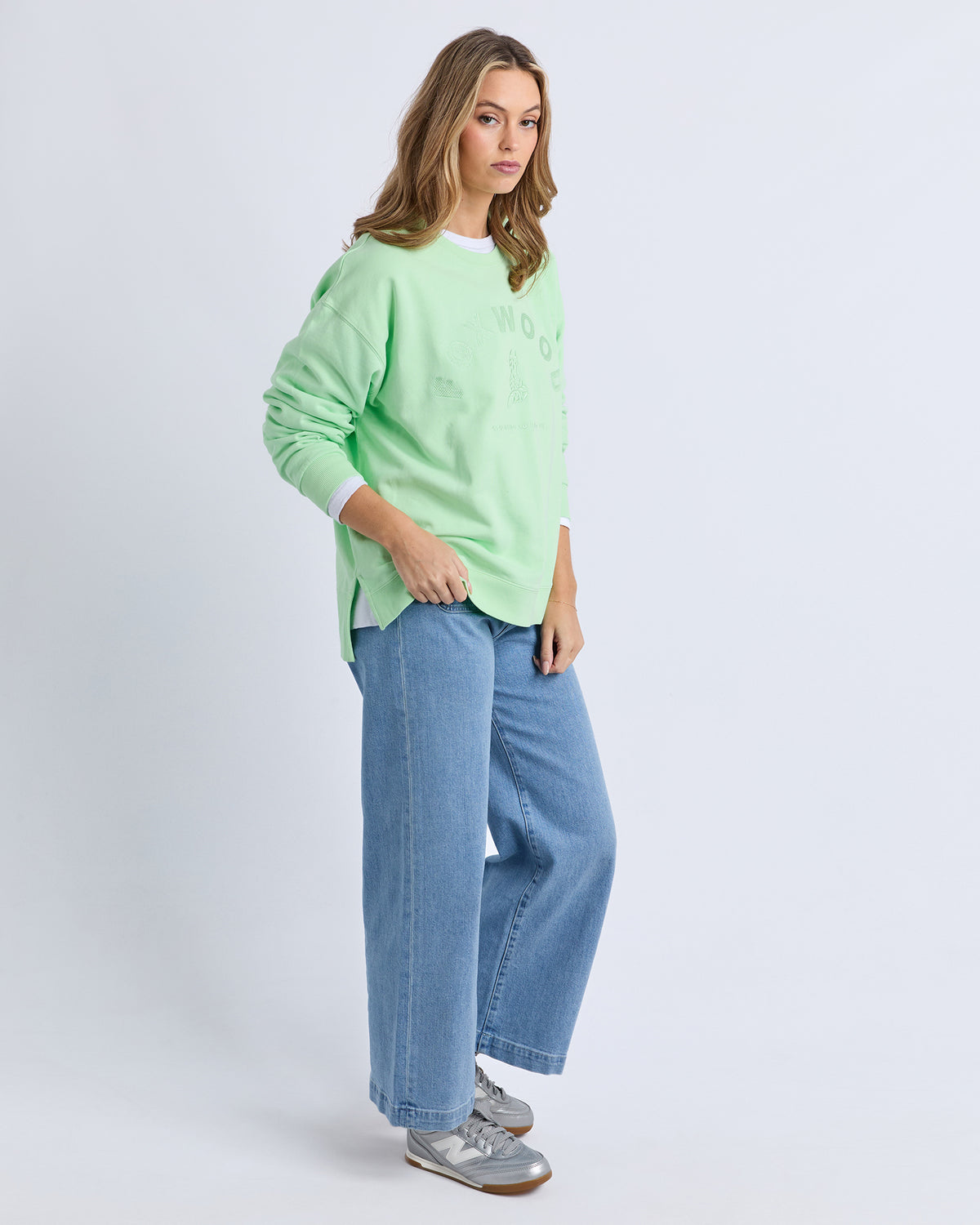 Foxwood Effortless Crew - Mint