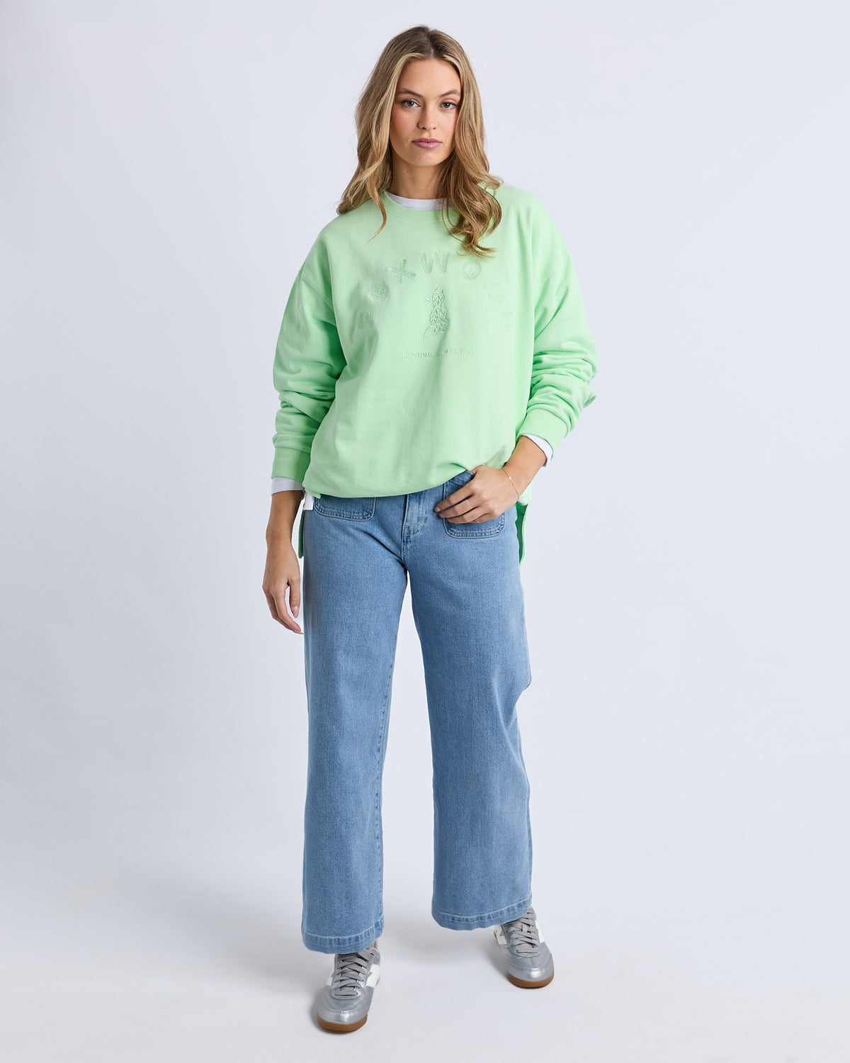 Foxwood Effortless Crew - Mint