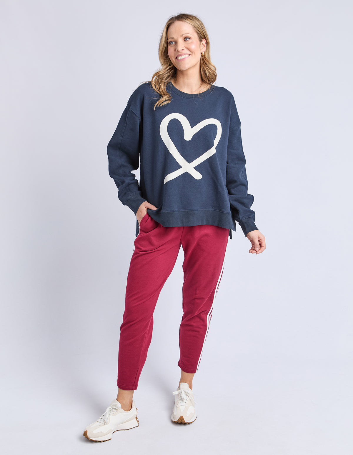 Elm Elin Crew Navy