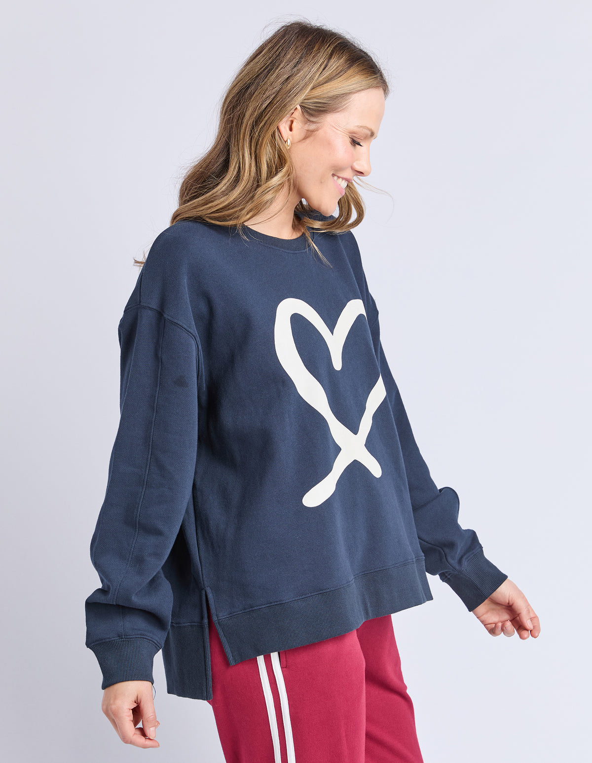 Elm Elin Crew Navy