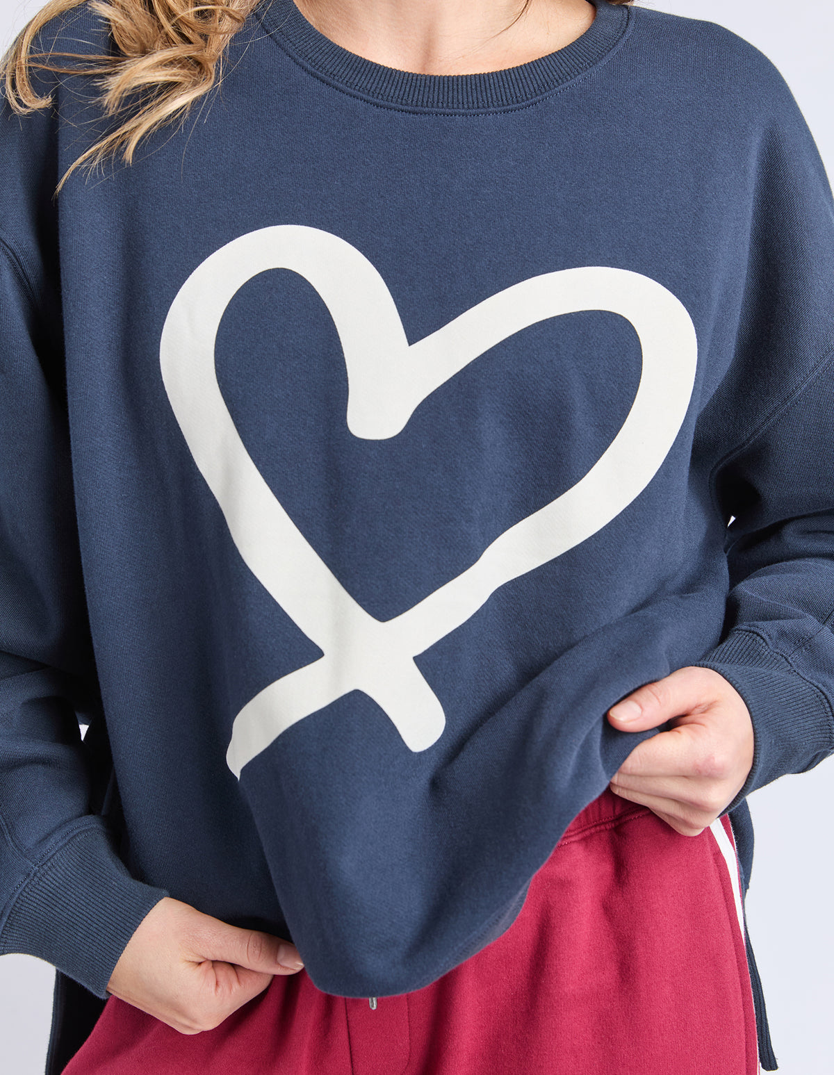 Elm Elin Crew Navy