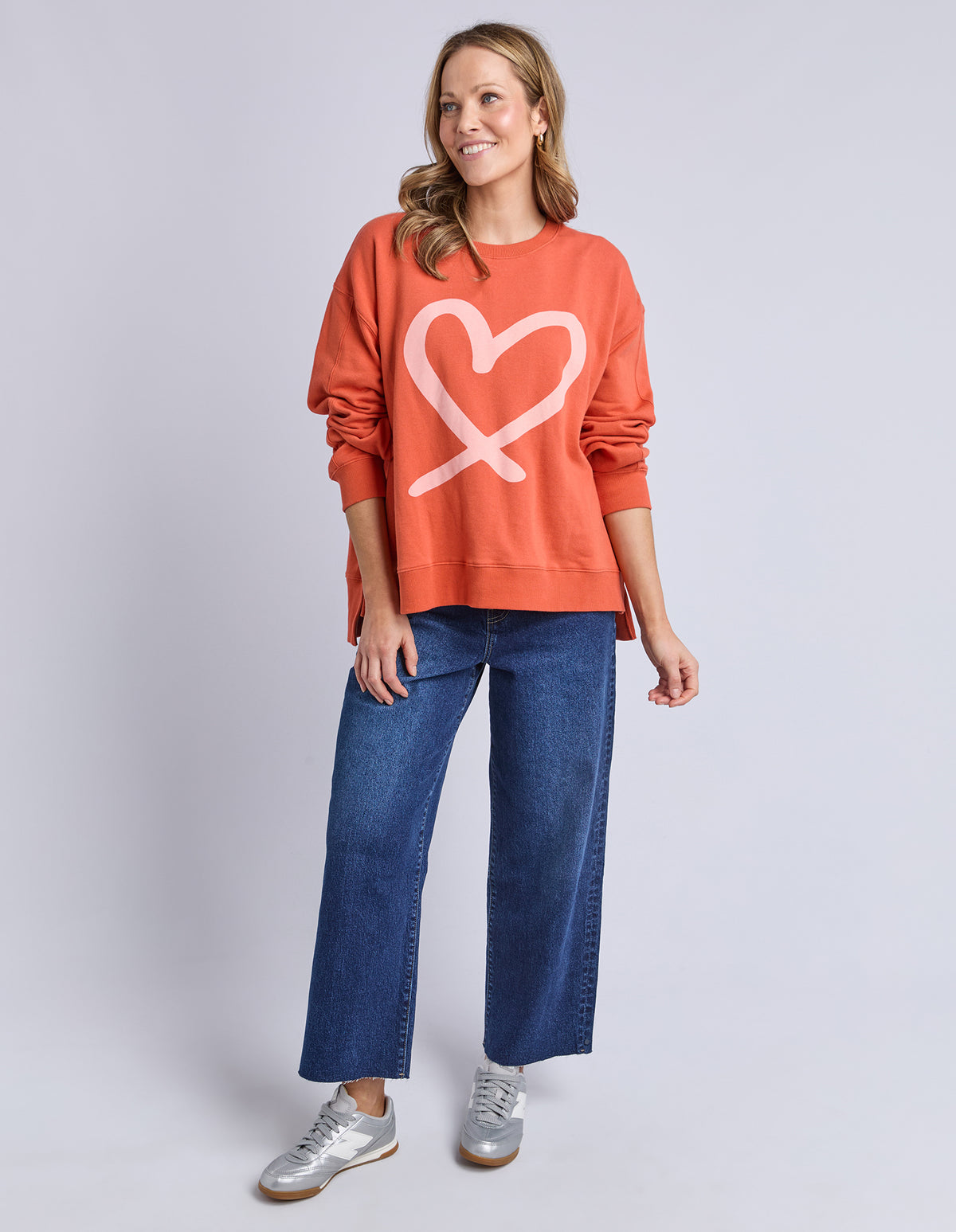 Elm Elin Crew Orange