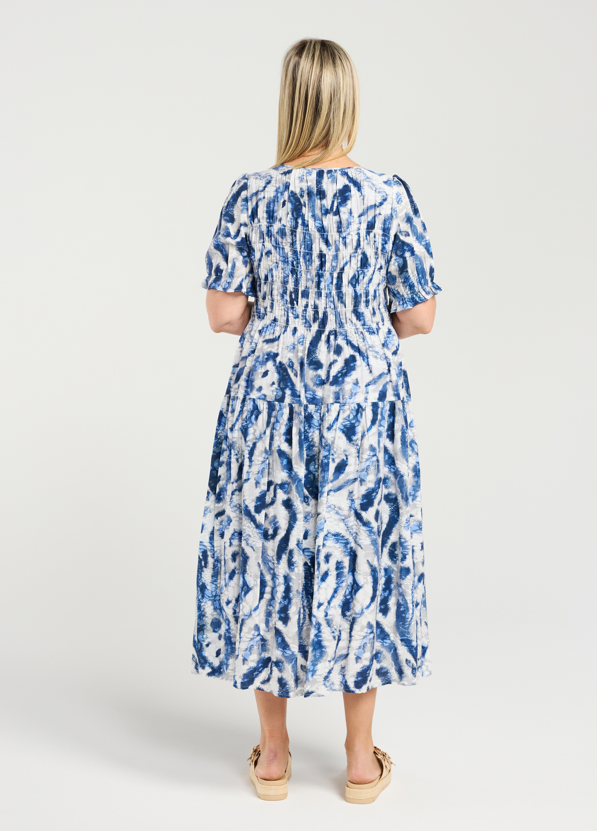Seduce Fallon Dress Blue Mist