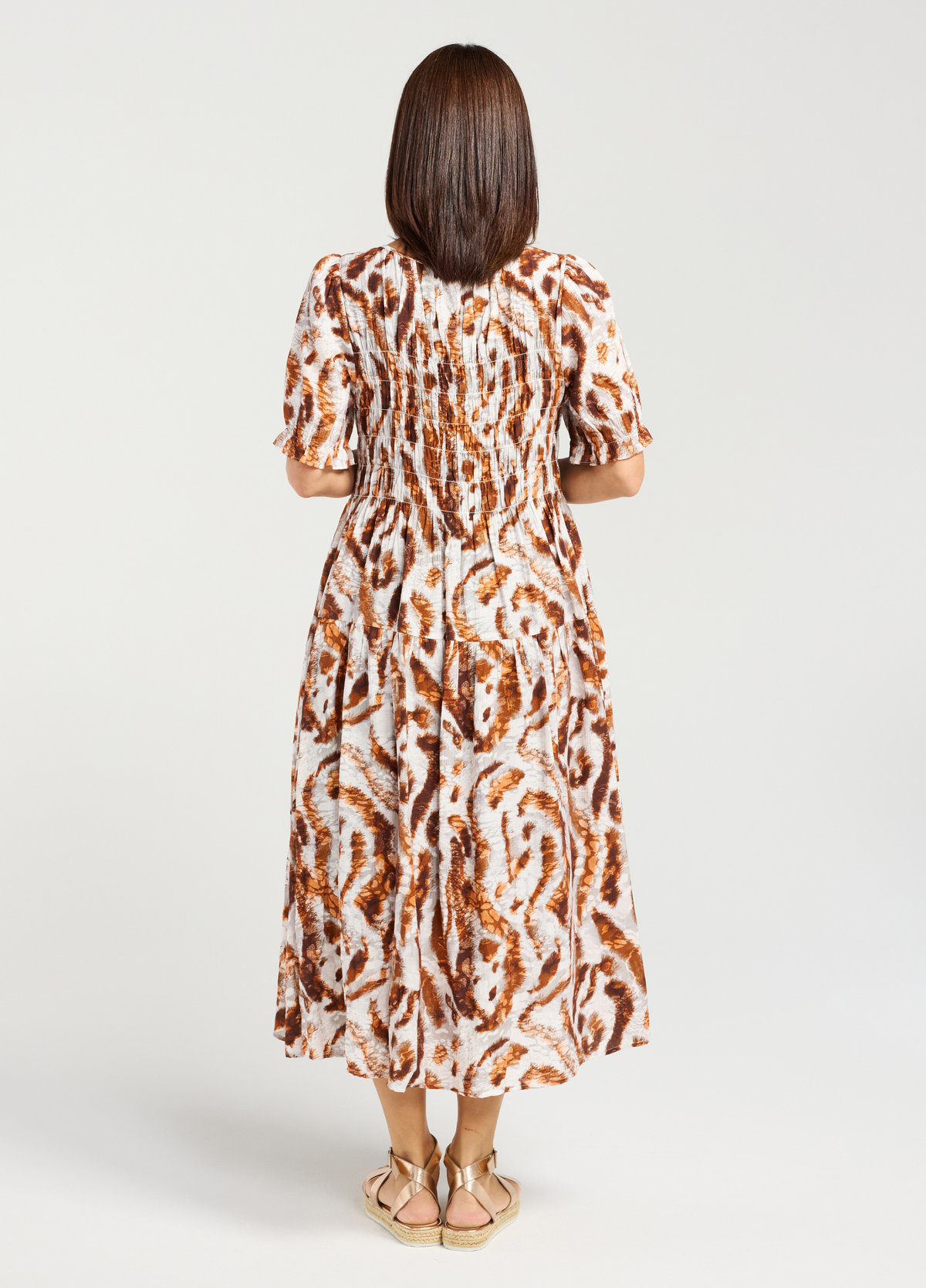 Seduce Fallon Dress Bronze Mist