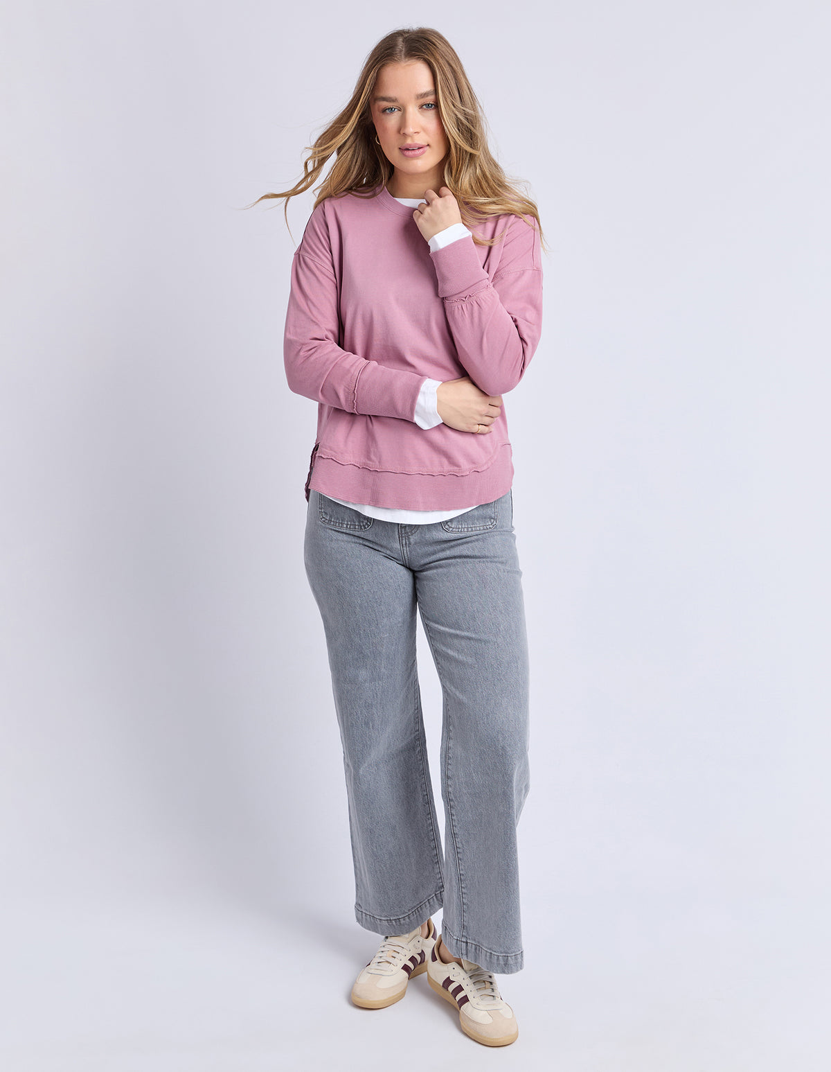 Foxwood Farrah Long Sleeve Dusty Pink