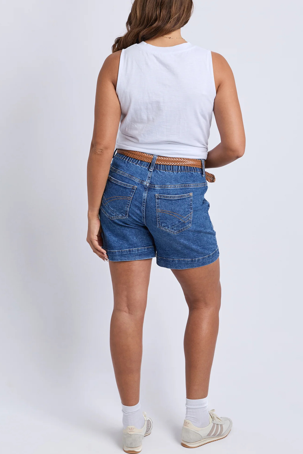 Elm Atlas Denim Short Dark Blue