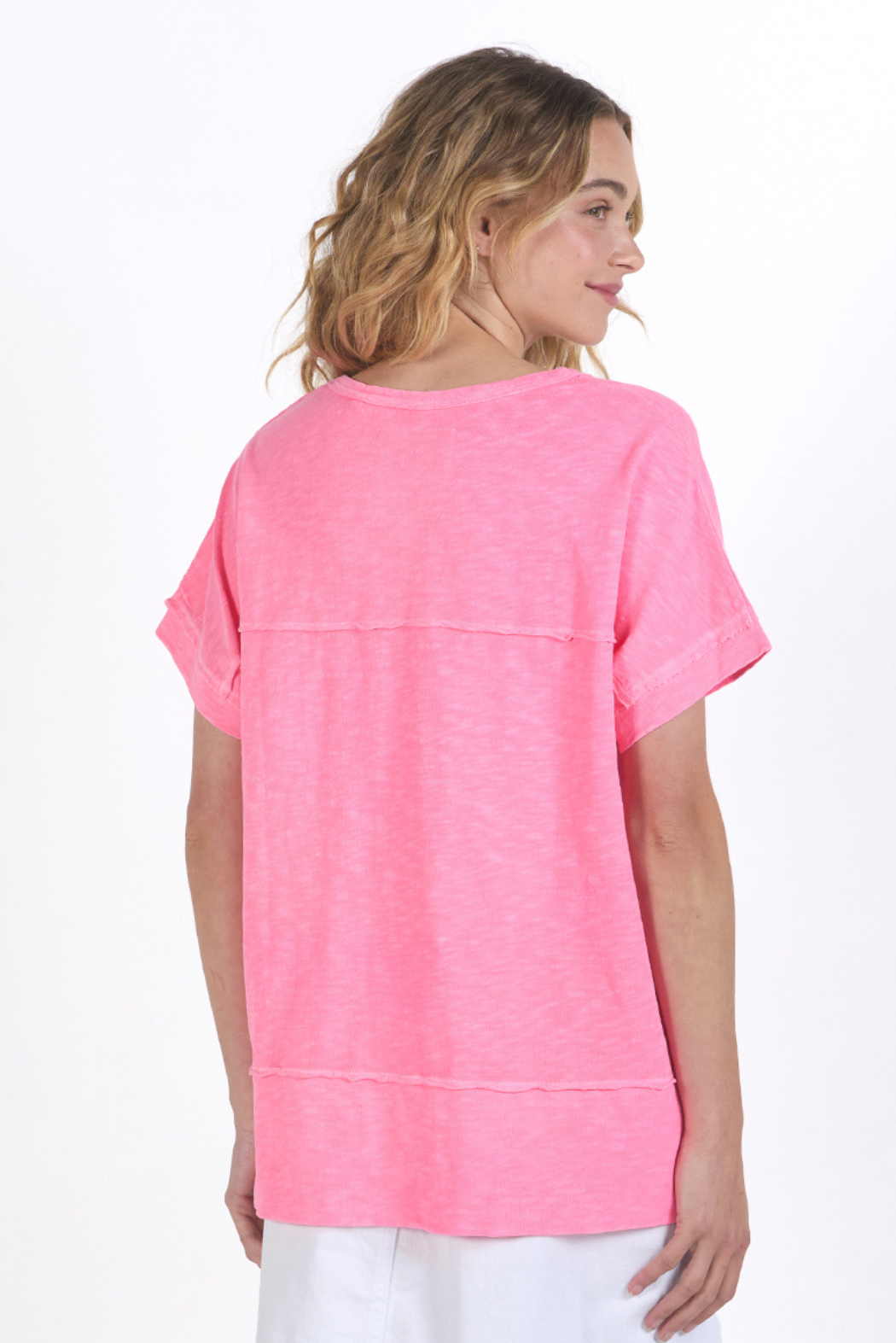 Foxwood Allison Tee Neon Rose