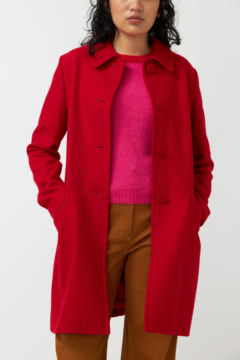 Kate Sylvester Flannel Coat