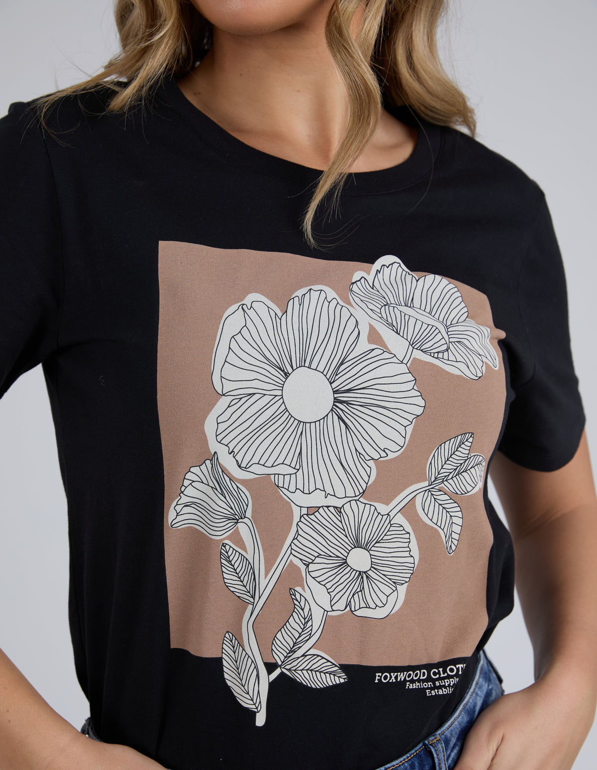 Foxwood Flower Block Tee