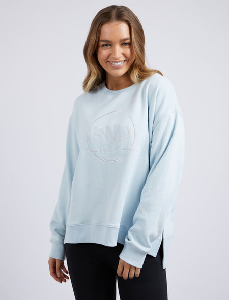 Paula Ryan Cabled Sweater -Starling Blue