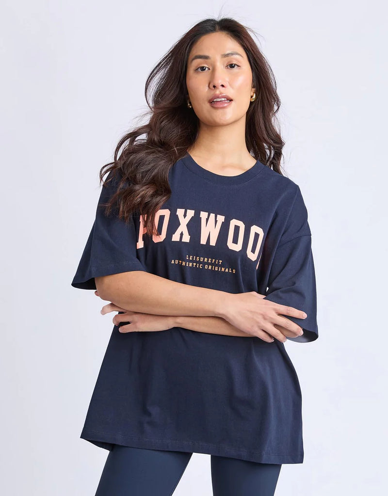 Foxwood Interval Tee Navy