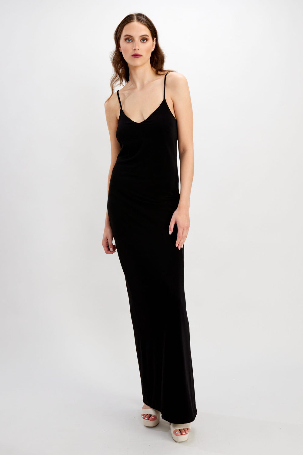 Frank Lyman Maxi Dress - Black – ROSSELLINI + SHINE