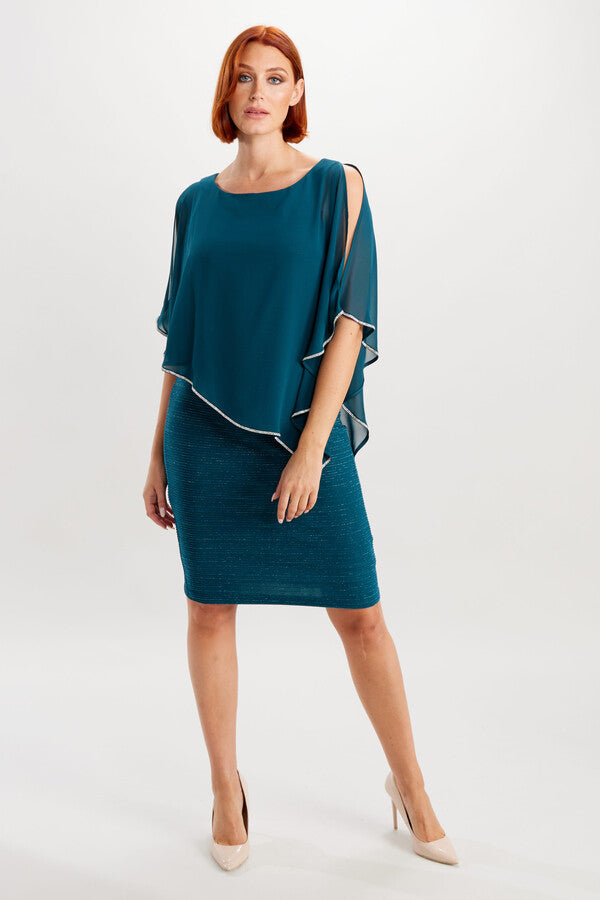 Frank Lyman Overlay Sheath Dress