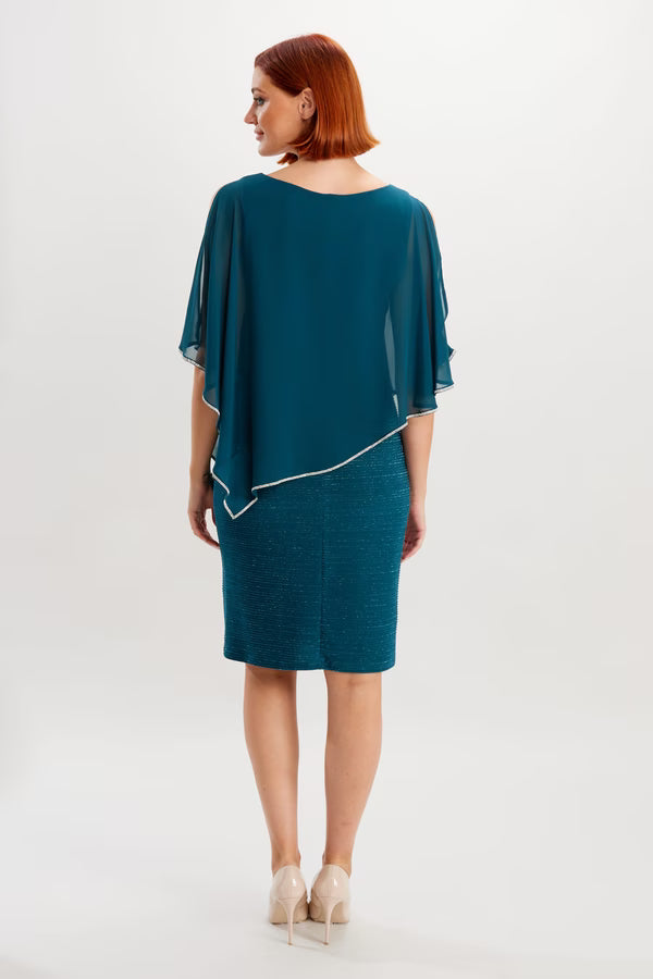 Frank Lyman Overlay Sheath Dress