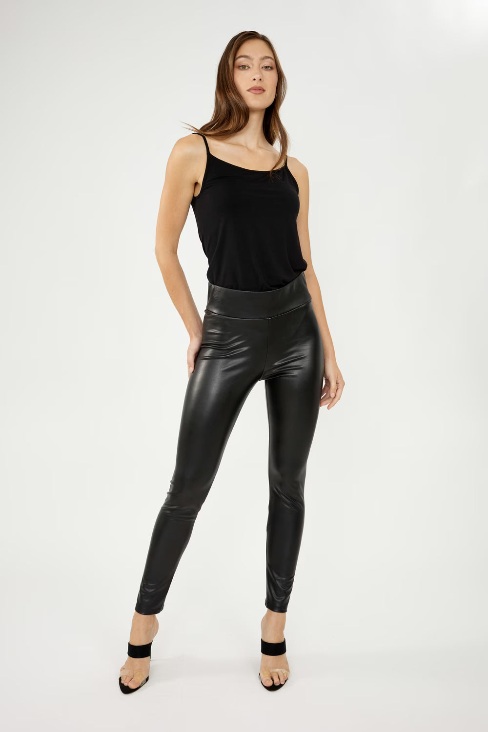 Frank Lyman High Shine Leggings
