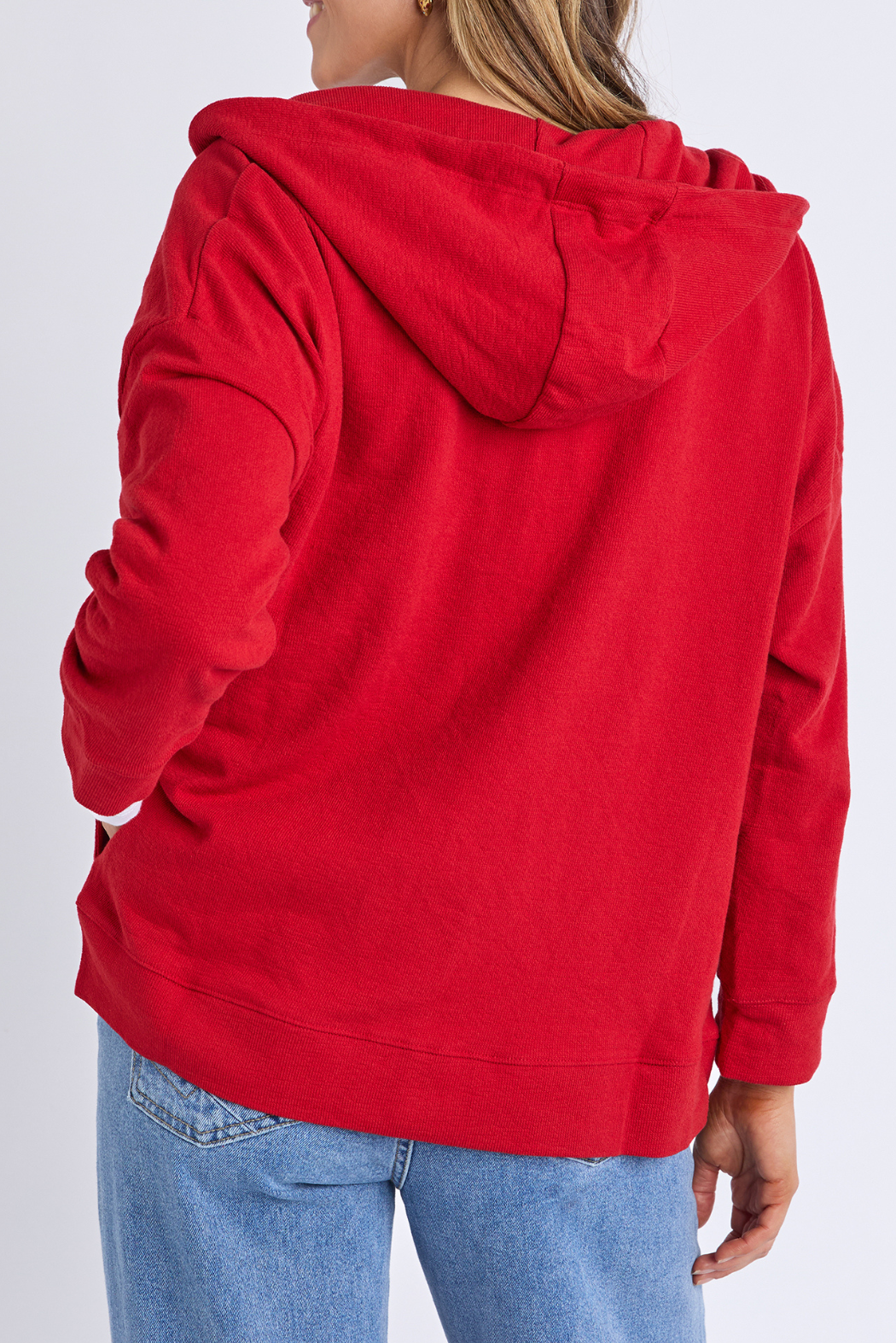Elm Beachy Zip Hoodie Cranberry