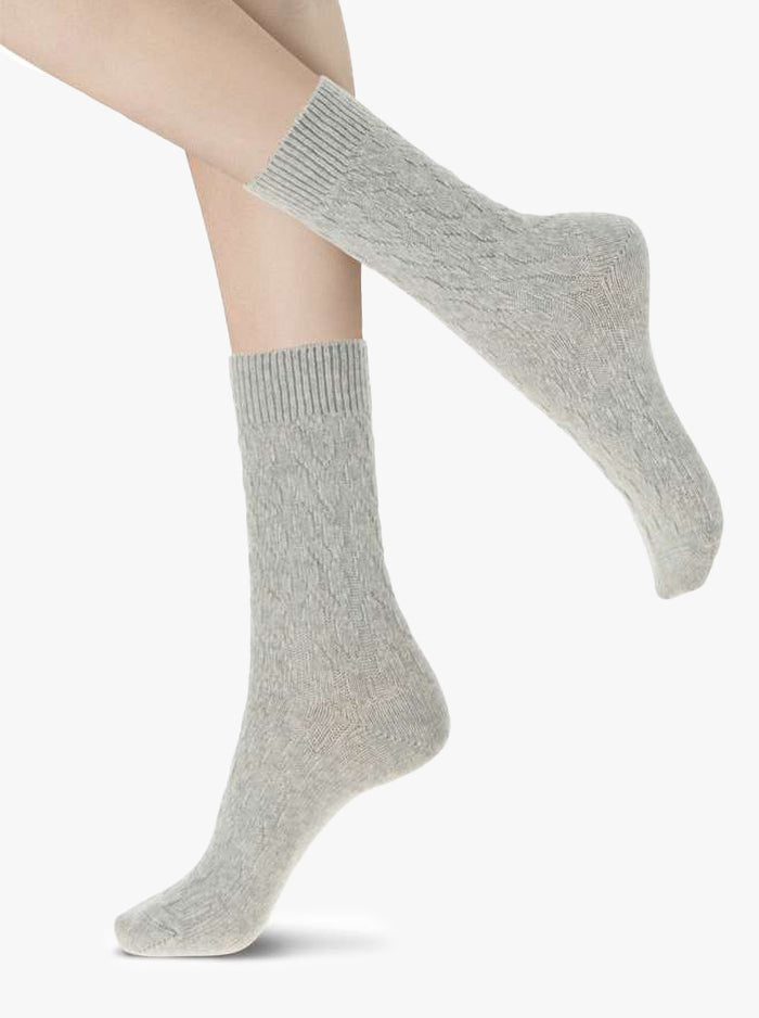 OroBlu Gwen Cashmere Sock - Grey