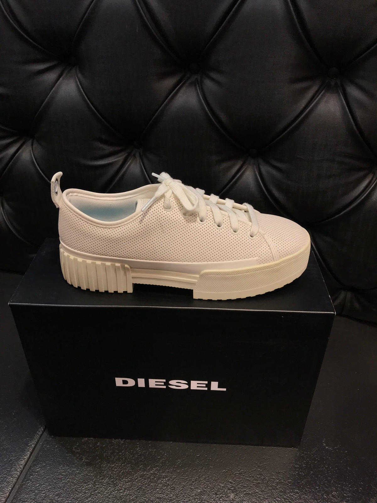Diesel s-merely sneaker star white