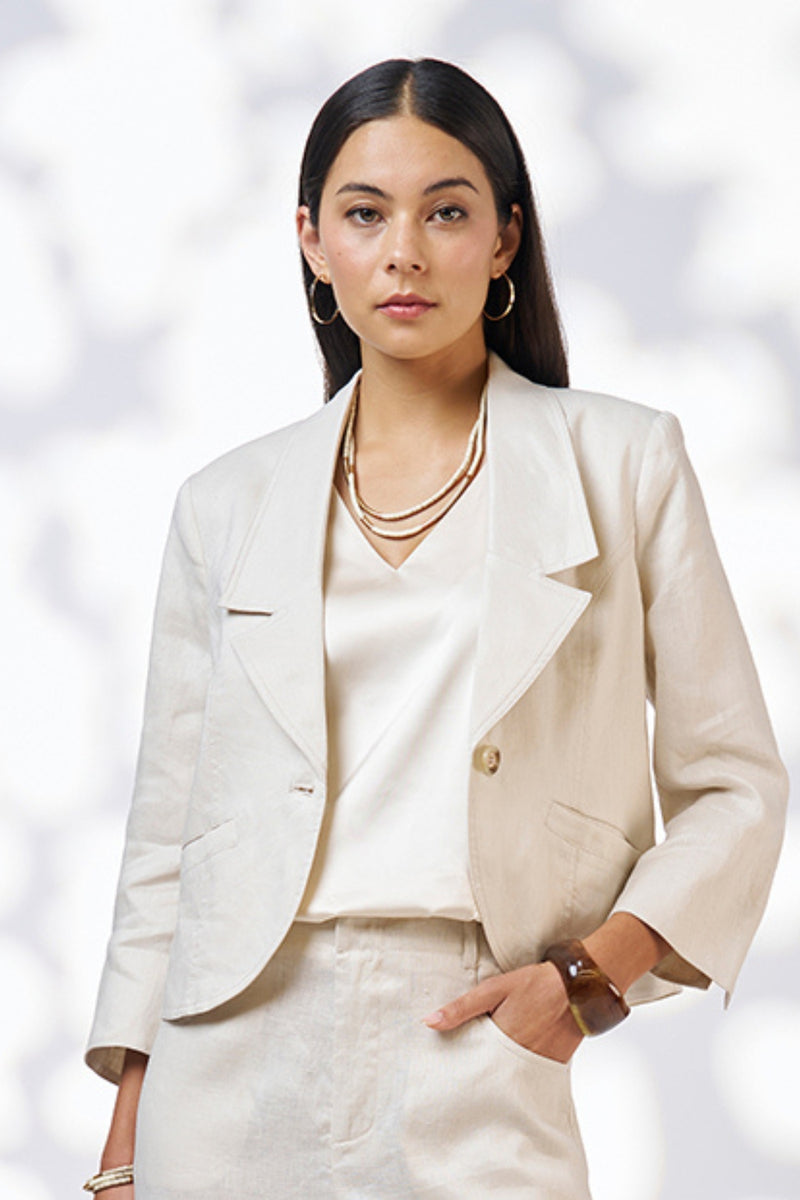 Loobie's Story Lia Jacket-Ecru