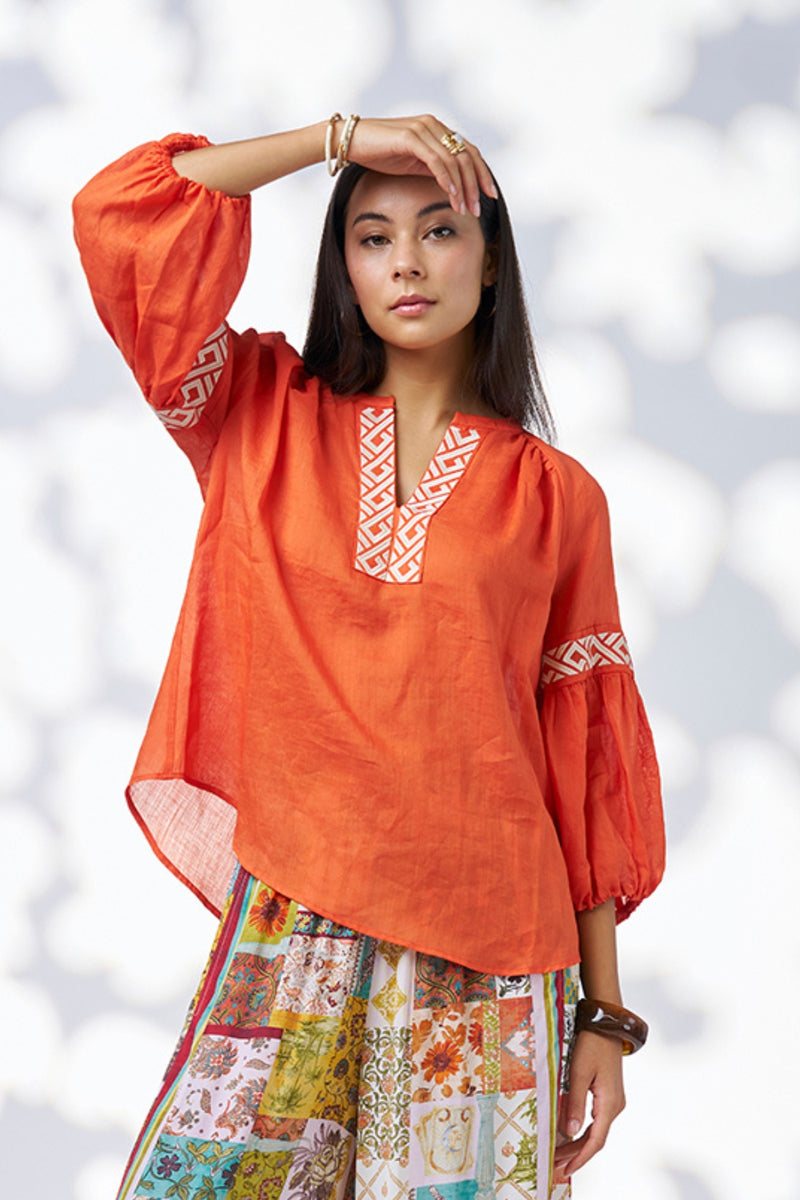 Loobie's Story Maya Top-Burnt Orange