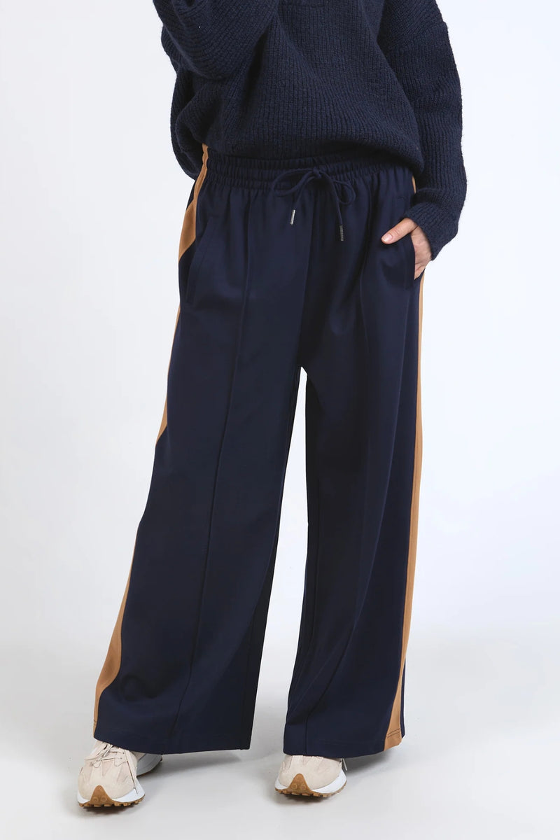 Elm Carmen Wide Leg Pant - Navy